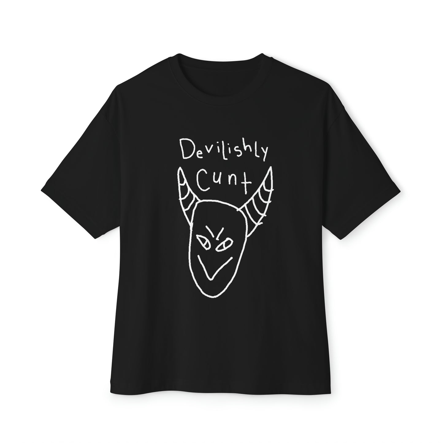 devilishly c*nt oversized tee