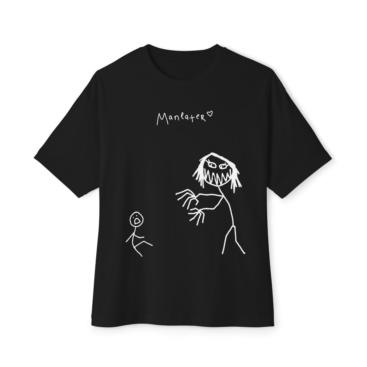 maneater oversized limited edition doodol tee